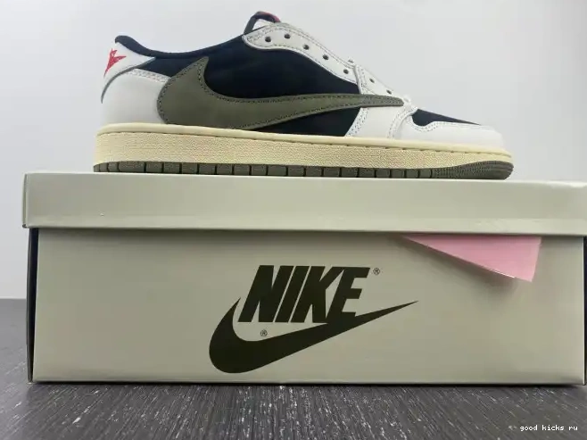 Scott Air Jordan Olive Low Travis 1 WMNS OG x DZ4137-106 0624